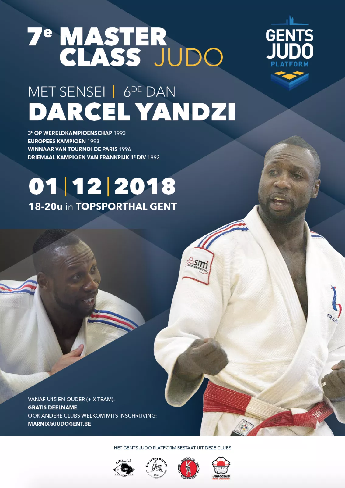 7e Judo Master Class met Sensei Darcel Yandzi
