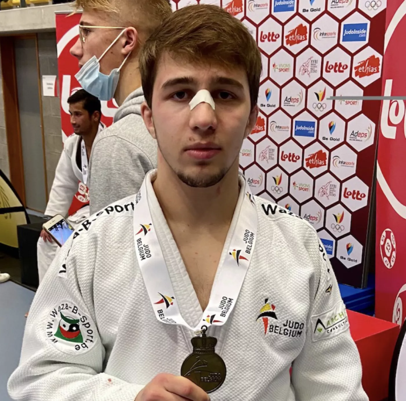 Brons op Belgisch Kampioenschap judo voor seniors 11-11-2021 Herstal
