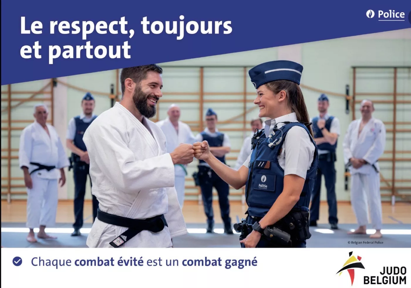 JC Gent-Drongen in beeld met Federale politie en Minister Annelies Verlinden