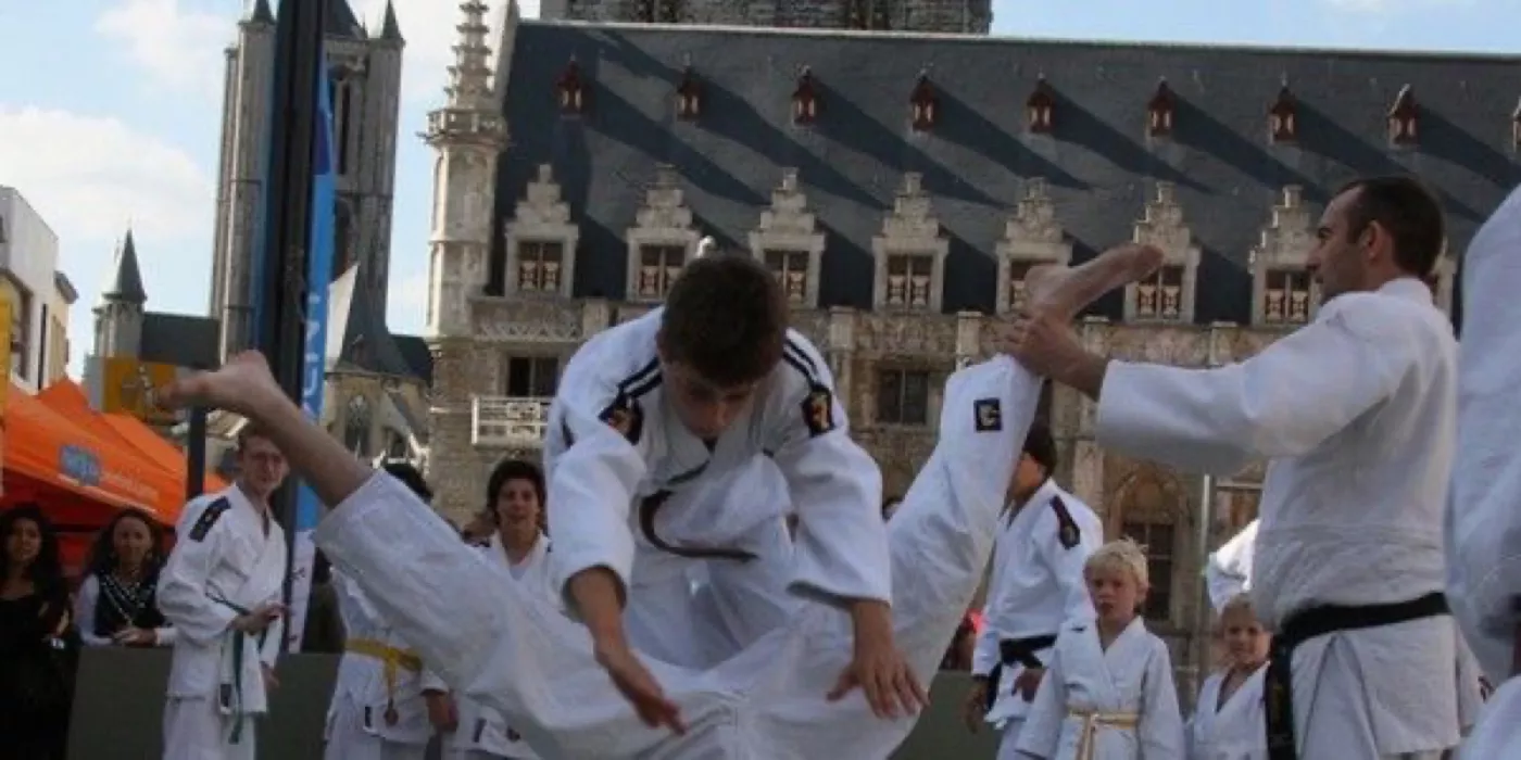 Judo demo St Baafsplein 10-09-2011