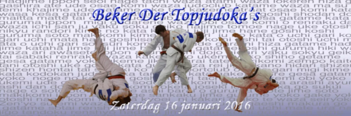 Resultaten Beker der topjudoka's Lokeren 16-01-2016
