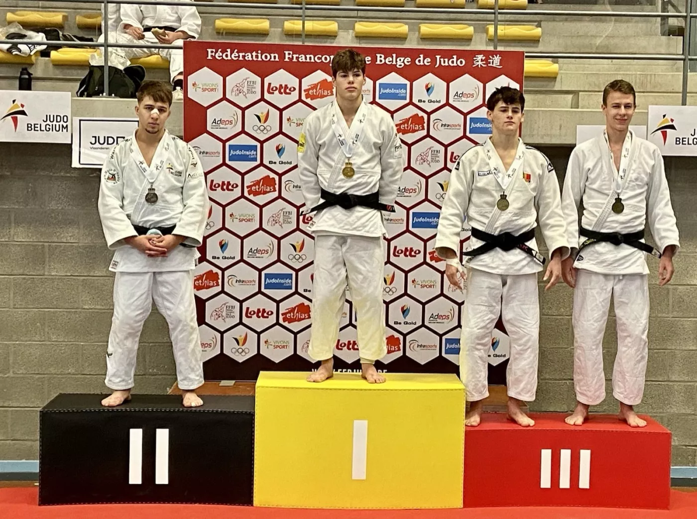 Resultaten dag 2 van het Belgisch Kampioenschap judo voor de jeugd: vaste waarde Deny is vice-Belgisch kampioen!