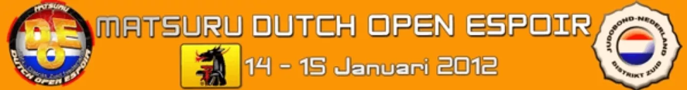 Resultaten Dutch open 14-01-2012 Eindhoven