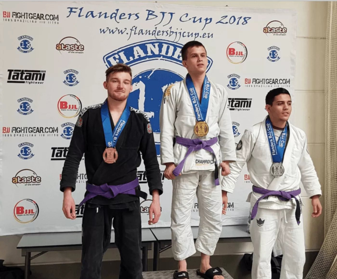 Resultaten Flanders BJJ cup Brakel 10-03-2018