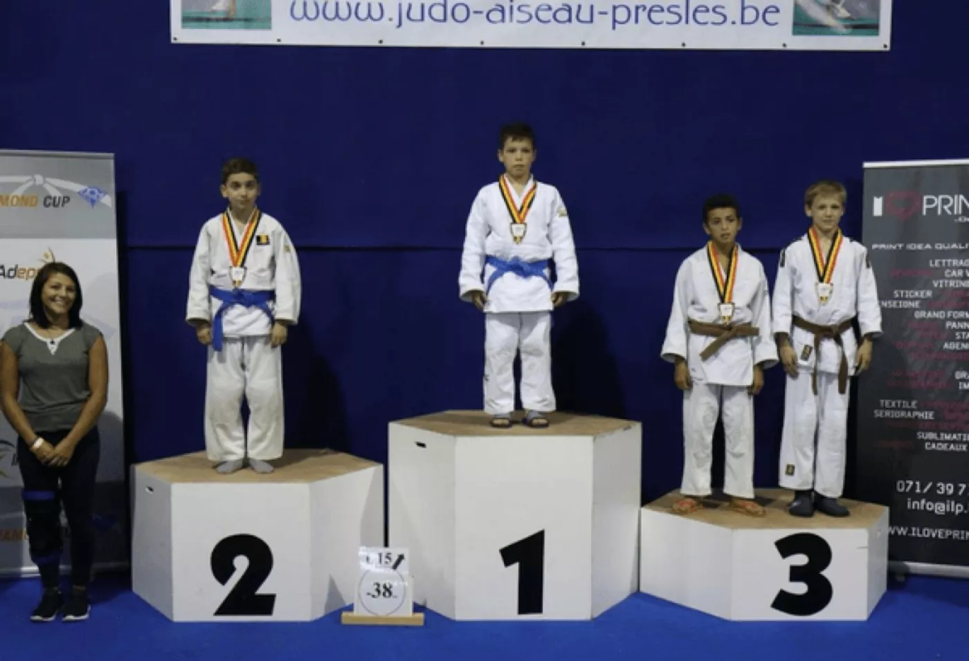 Resultaten Internationaal Judo tornooi Hainaut Cup 08-10-2016