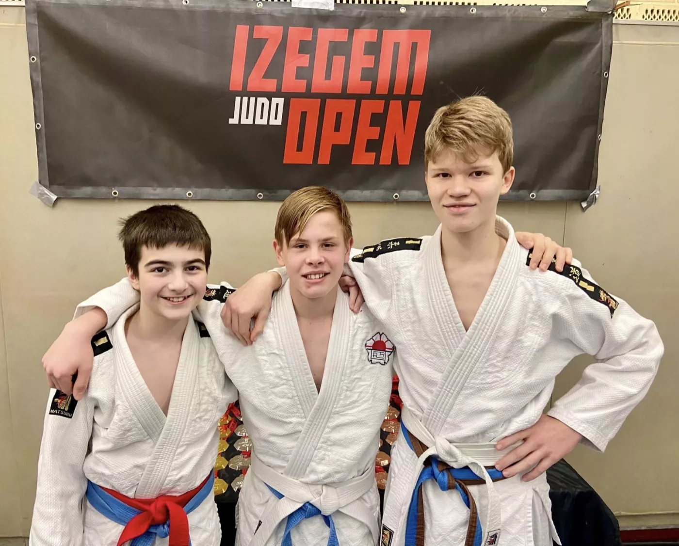 Resultaten Internationaal tornooi Open U15 Izegem. 25-02-2024.