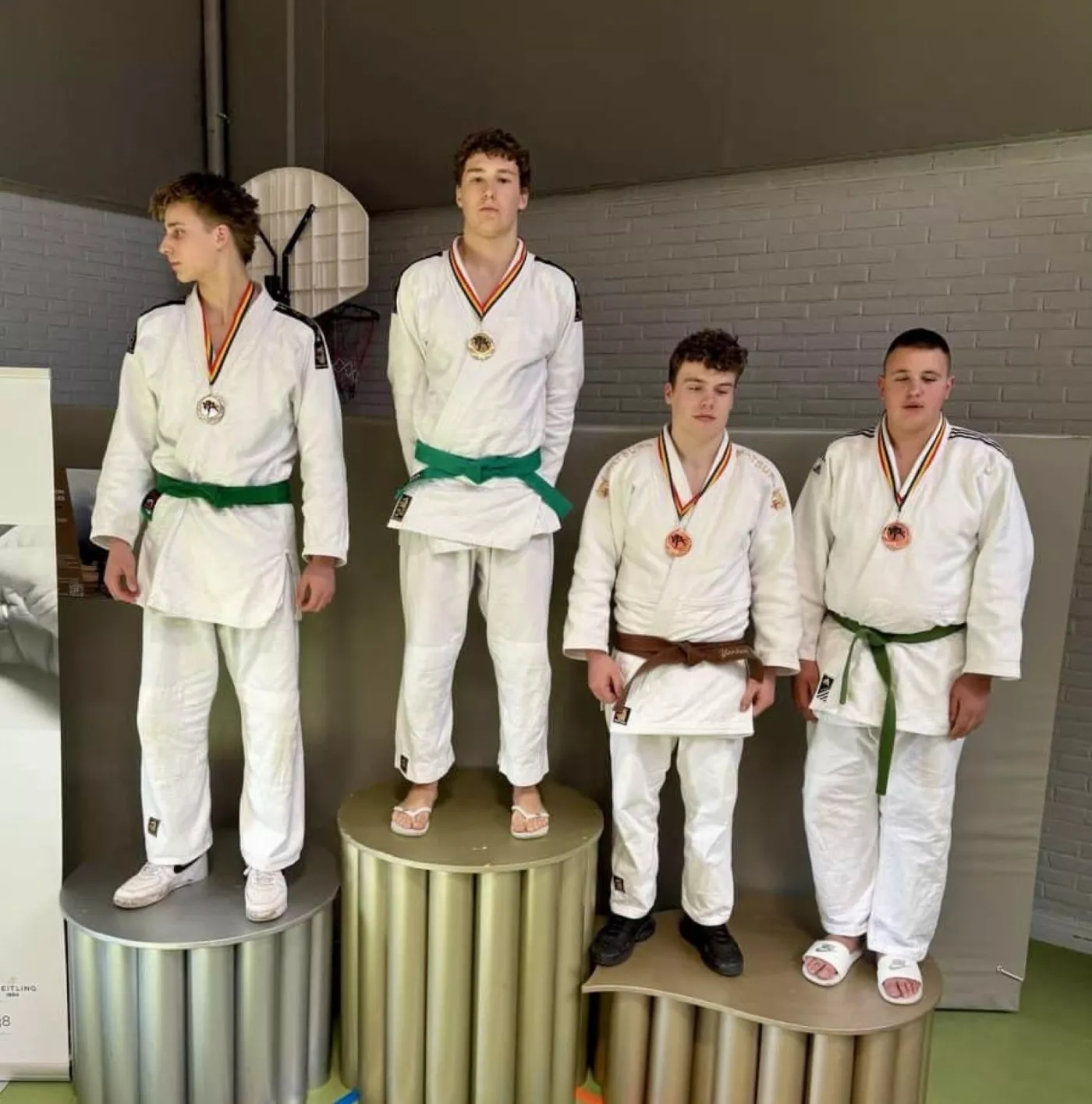Resultaten U18 en U15 Zelzate 09-03-2025: tweemaal goud, éénmaal zilver, tweemaal brons