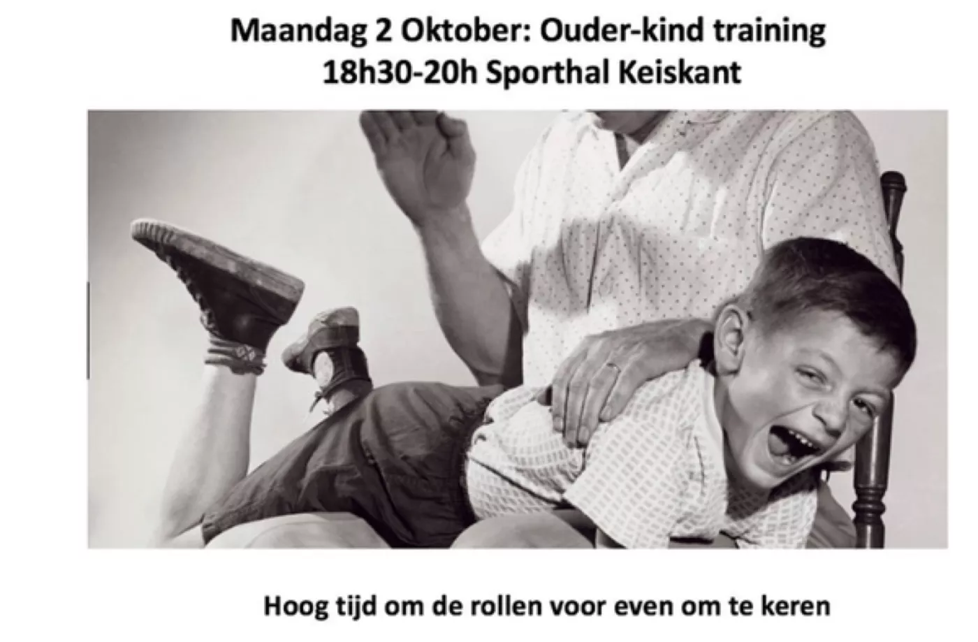 Twee Oktober: ouder-kind training