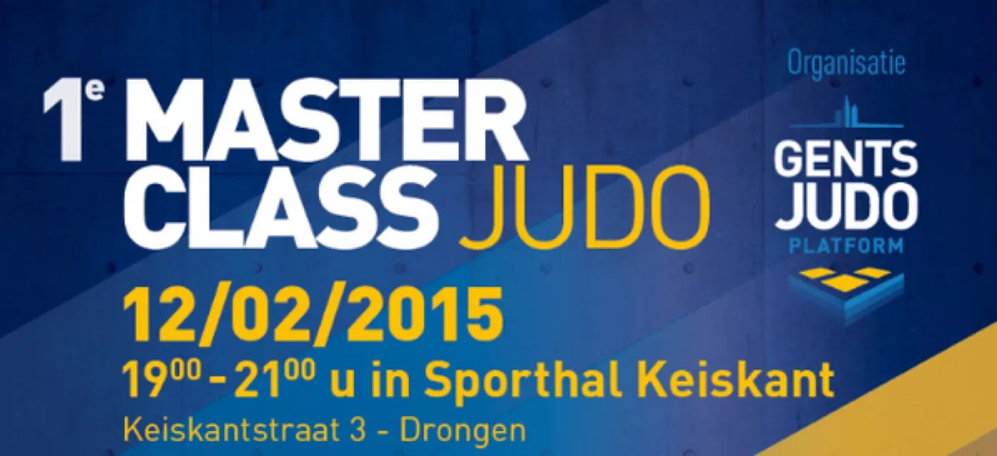 Uitnodiging 1ste Masterclass Gents Judoplatform