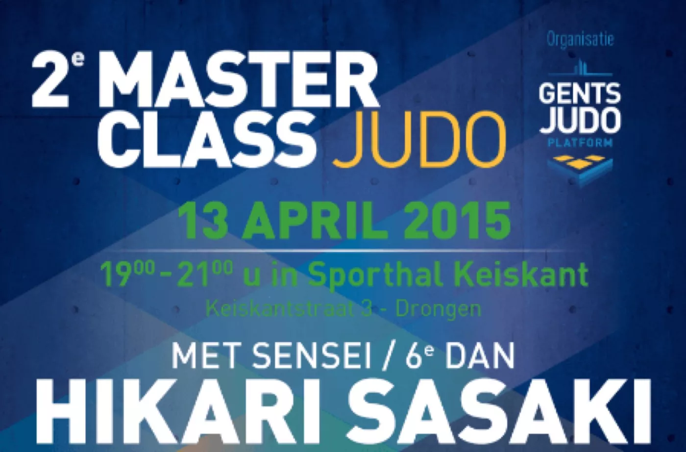 Uitnodiging 2de Masterclass Gents Judoplatform