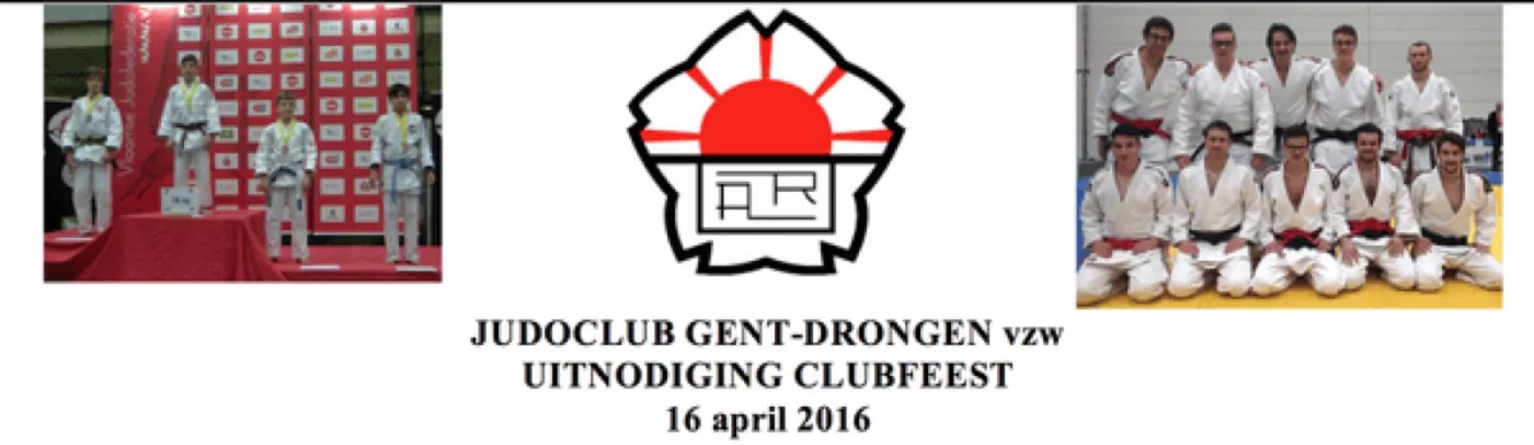 Uitnodiging Clubfeest 16 april 2016.